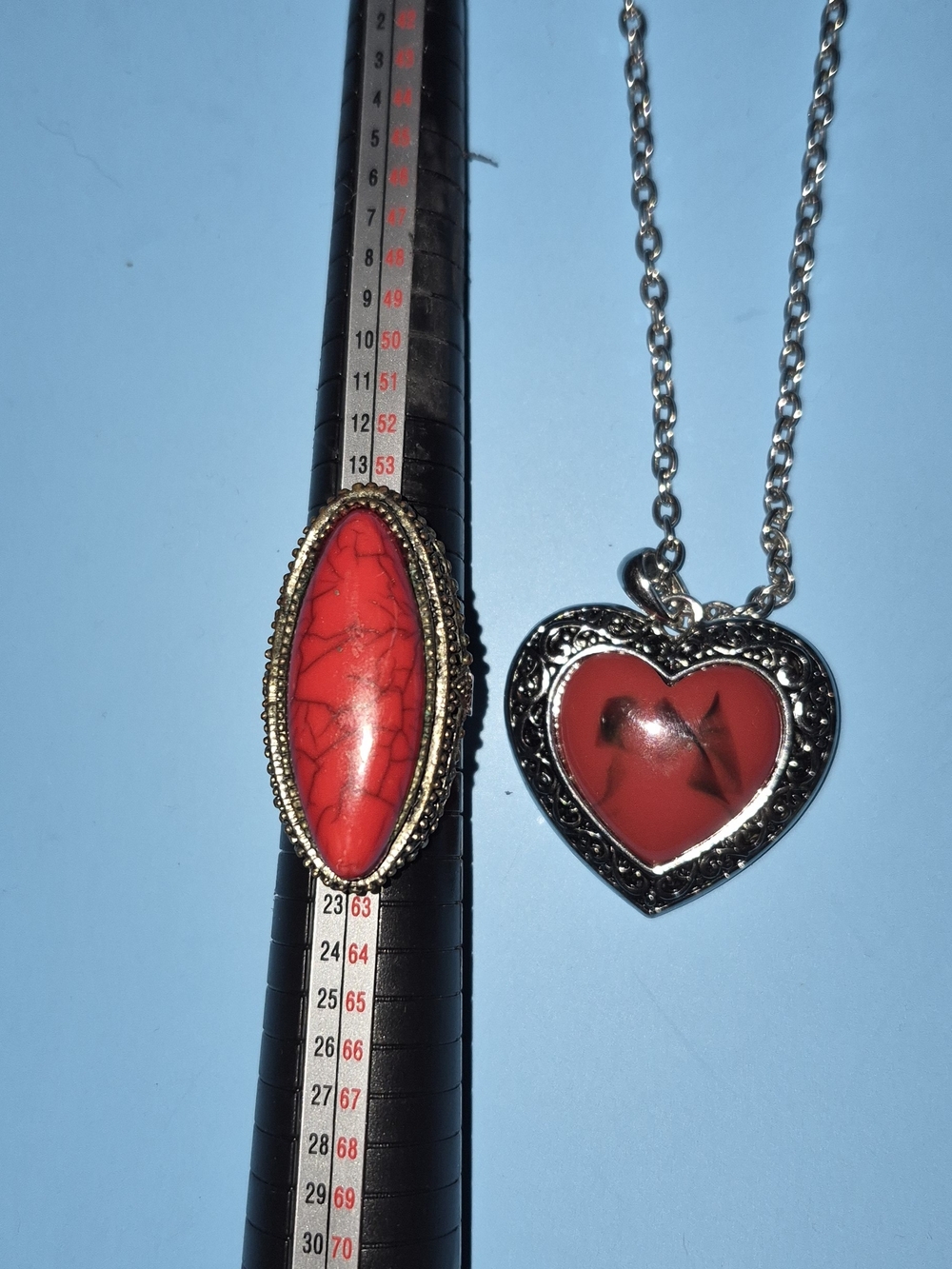 Heart Ring And Pendant Set - Picture 8 of 9